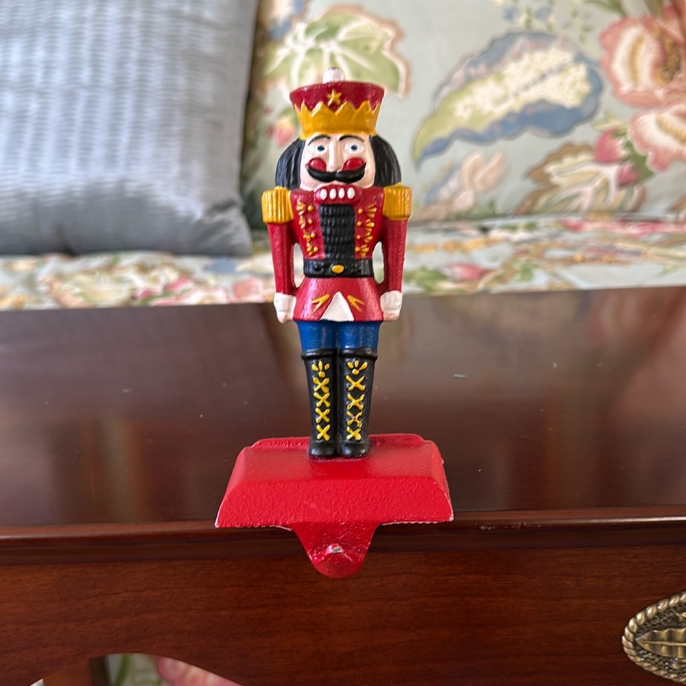 Midwest of Cannon Falls cast iron 
NUTCRACKER stocking holder